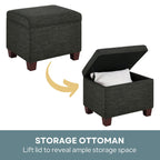 Convenience Concepts Madison Storage Ottoman