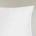 Intelligent Design Maize Cotton Jacquard Duvet Cover Set with Euro Shams and Throw Pillows