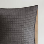 Intelligent Design Maize Cotton Jacquard Duvet Cover Set with Euro Shams and Throw Pillows