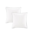 Intelligent Design Maize Cotton Jacquard Duvet Cover Set with Euro Shams and Throw Pillows