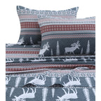 Cozy Flannel Novelty and Holiday Printed Extra Deep Pocket Sheet Set
