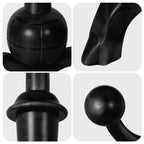 Tree-branch Rubberwood Freestanding Coat Rack with 8 Hooks - 24.5W x 70.87H