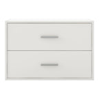 DH BASIC Modern Wood Customizable Stackable Storage Organizer - Cube Shelves, Drawer Cabinet, Bookcase with Doors by Denhour