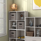 DH BASIC Modern Wood Customizable Stackable Storage Organizer - Cube Shelves, Drawer Cabinet, Bookcase with Doors by Denhour