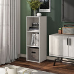 DH BASIC Modern Wood Customizable Stackable Storage Organizer - Cube Shelves, Drawer Cabinet, Bookcase with Doors by Denhour
