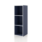 DH BASIC Modern Wood Customizable Stackable Storage Organizer - Cube Shelves, Drawer Cabinet, Bookcase with Doors by Denhour