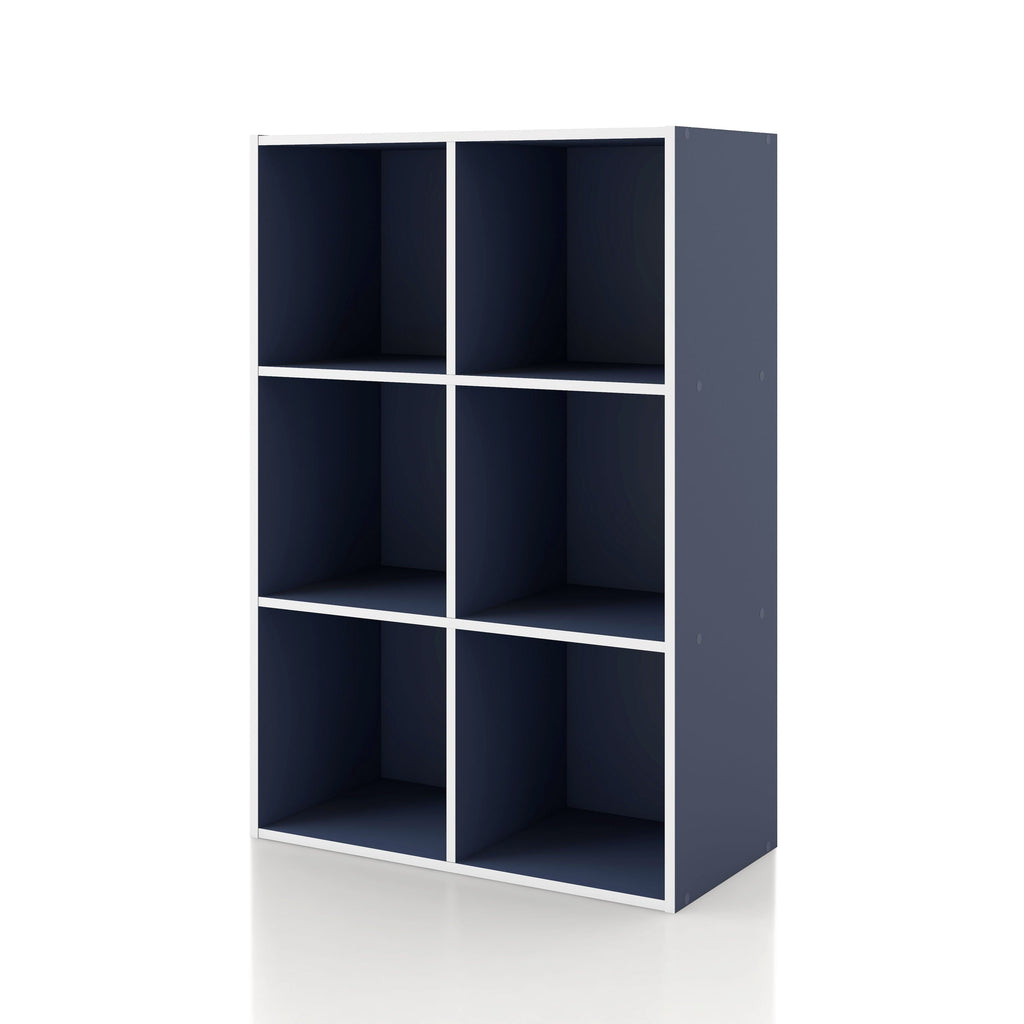 DH BASIC Modern Wood Customizable Stackable Storage Organizer - Cube Shelves, Drawer Cabinet, Bookcase with Doors by Denhour