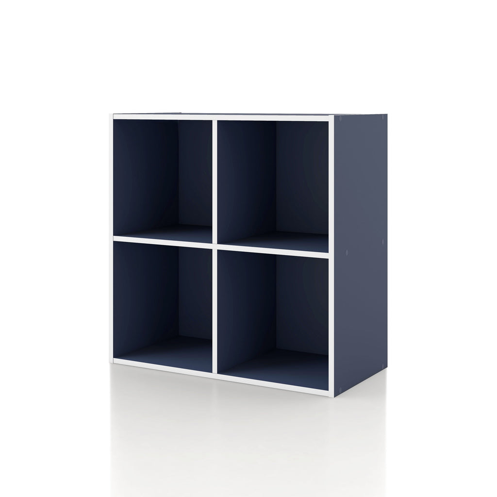 DH BASIC Modern Wood Customizable Stackable Storage Organizer - Cube Shelves, Drawer Cabinet, Bookcase with Doors by Denhour