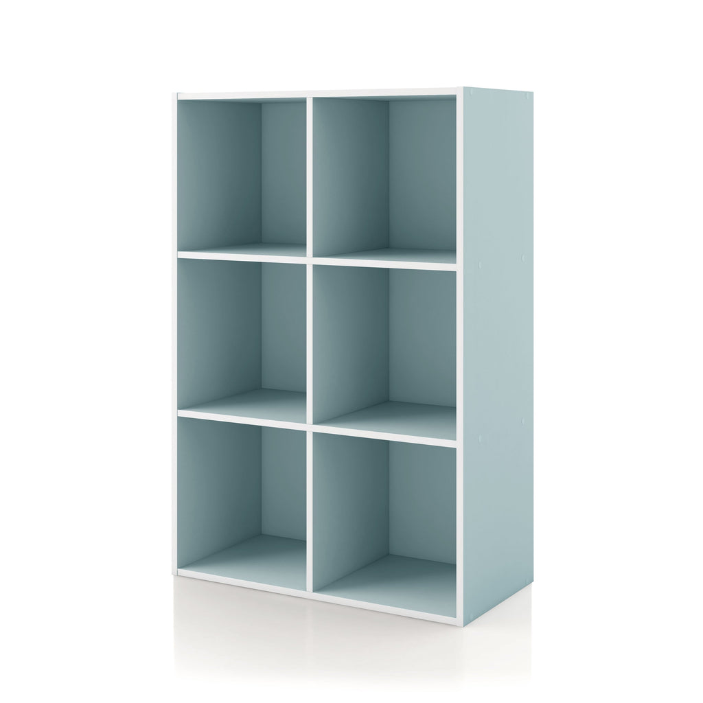 DH BASIC Modern Wood Customizable Stackable Storage Organizer - Cube Shelves, Drawer Cabinet, Bookcase with Doors by Denhour