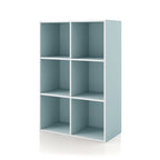 DH BASIC Modern Wood Customizable Stackable Storage Organizer - Cube Shelves, Drawer Cabinet, Bookcase with Doors by Denhour