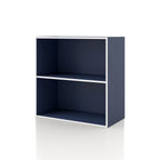 DH BASIC Modern Wood Customizable Stackable Storage Organizer - Cube Shelves, Drawer Cabinet, Bookcase with Doors by Denhour