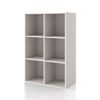 DH BASIC Modern Wood Customizable Stackable Storage Organizer - Cube Shelves, Drawer Cabinet, Bookcase with Doors by Denhour