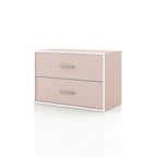 DH BASIC Modern Wood Customizable Stackable Storage Organizer - Cube Shelves, Drawer Cabinet, Bookcase with Doors by Denhour
