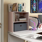 DH BASIC Modern Wood Customizable Stackable Storage Organizer - Cube Shelves, Drawer Cabinet, Bookcase with Doors by Denhour