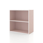 DH BASIC Modern Wood Customizable Stackable Storage Organizer - Cube Shelves, Drawer Cabinet, Bookcase with Doors by Denhour