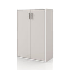 DH BASIC Modern Wood Customizable Stackable Storage Organizer - Cube Shelves, Drawer Cabinet, Bookcase with Doors by Denhour