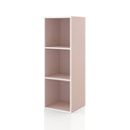 DH BASIC Modern Wood Customizable Stackable Storage Organizer - Cube Shelves, Drawer Cabinet, Bookcase with Doors by Denhour