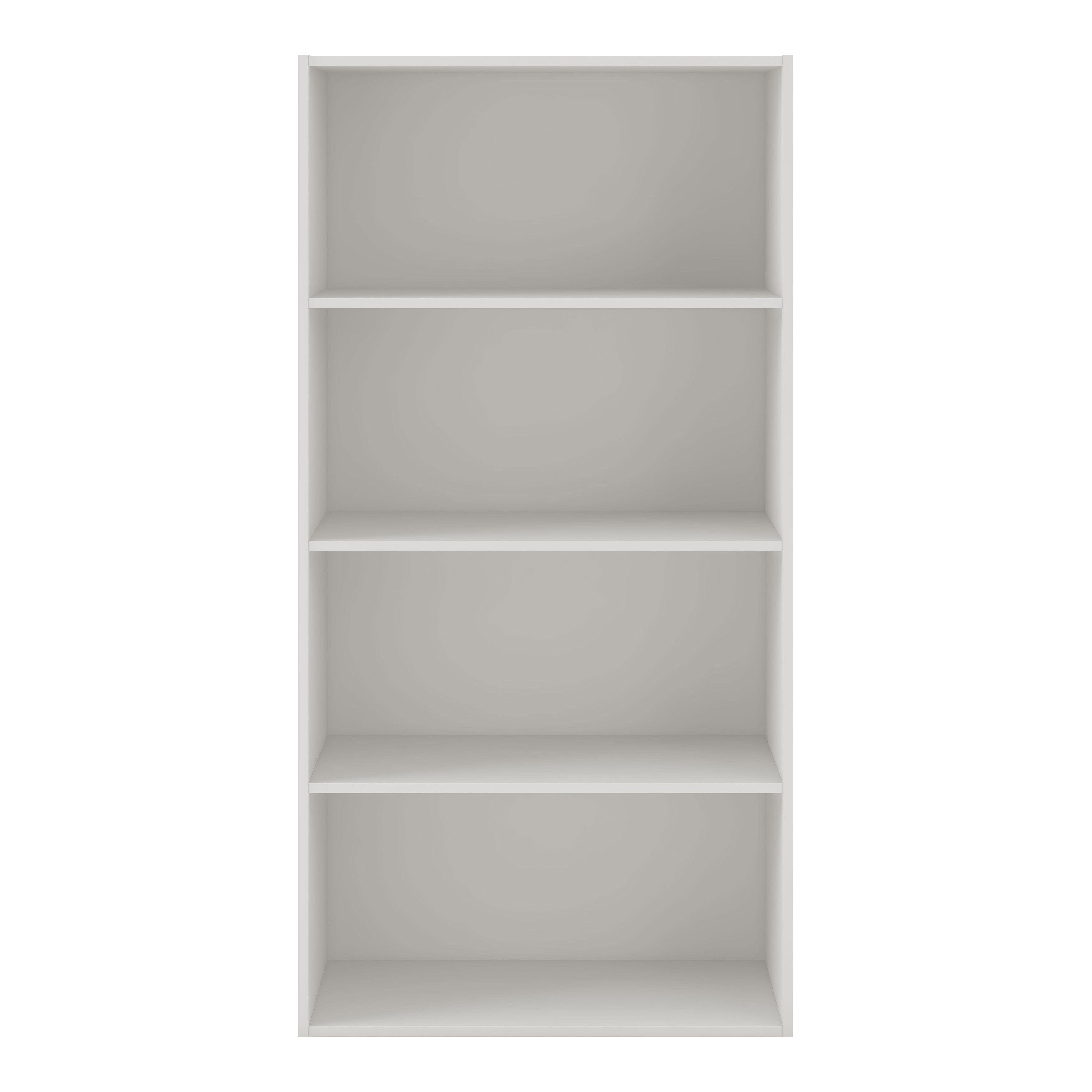 DH BASIC Modern Wood Customizable Stackable Storage Organizer - Cube Shelves, Drawer Cabinet, Bookcase with Doors by Denhour