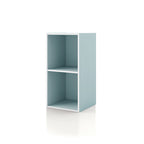 DH BASIC Modern Wood Customizable Stackable Storage Organizer - Cube Shelves, Drawer Cabinet, Bookcase with Doors by Denhour