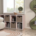 DH BASIC Modern Wood Customizable Stackable Storage Organizer - Cube Shelves, Drawer Cabinet, Bookcase with Doors by Denhour