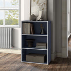 DH BASIC Modern Wood Customizable Stackable Storage Organizer - Cube Shelves, Drawer Cabinet, Bookcase with Doors by Denhour
