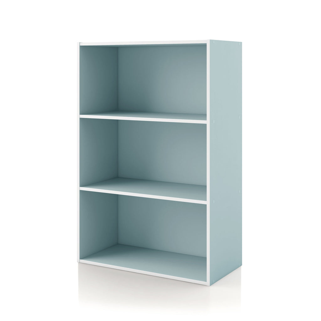 DH BASIC Modern Wood Customizable Stackable Storage Organizer - Cube Shelves, Drawer Cabinet, Bookcase with Doors by Denhour