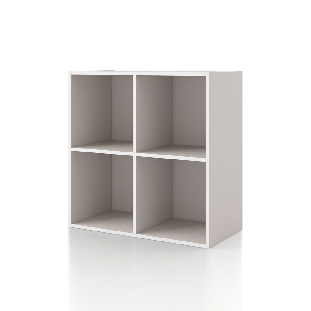 DH BASIC Modern Wood Customizable Stackable Storage Organizer - Cube Shelves, Drawer Cabinet, Bookcase with Doors by Denhour