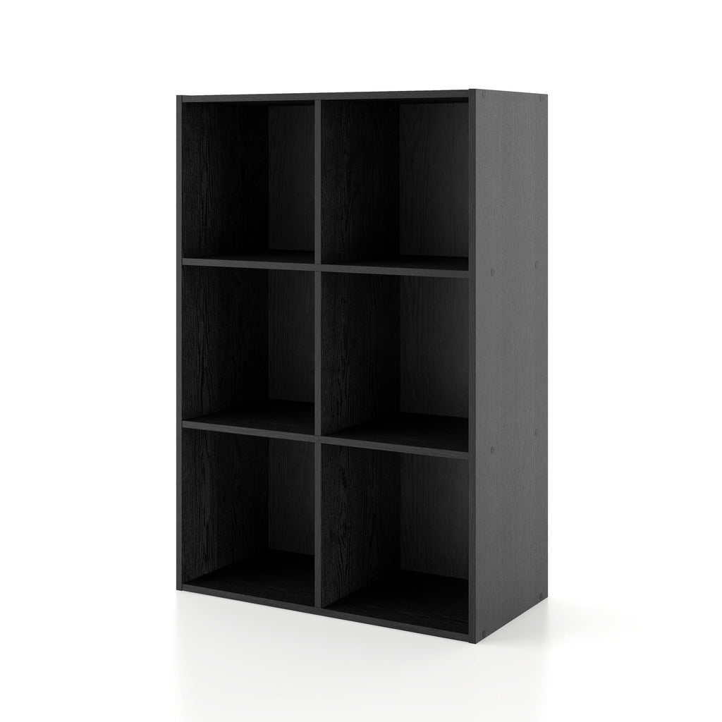 DH BASIC Modern Wood Customizable Stackable Storage Organizer - Cube Shelves, Drawer Cabinet, Bookcase with Doors by Denhour