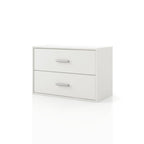 DH BASIC Modern Wood Customizable Stackable Storage Organizer - Cube Shelves, Drawer Cabinet, Bookcase with Doors by Denhour
