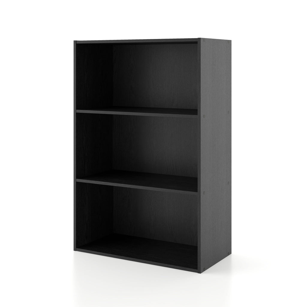 DH BASIC Modern Wood Customizable Stackable Storage Organizer - Cube Shelves, Drawer Cabinet, Bookcase with Doors by Denhour