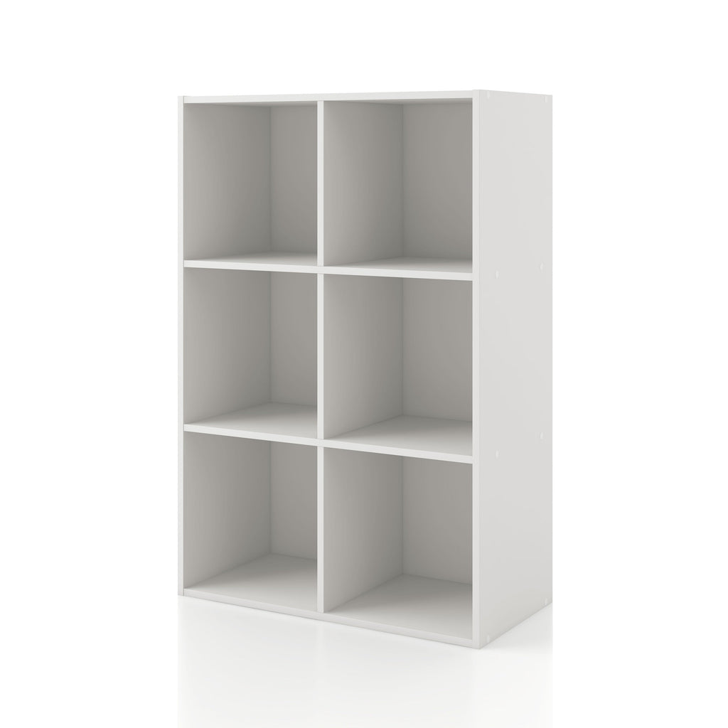 DH BASIC Modern Wood Customizable Stackable Storage Organizer - Cube Shelves, Drawer Cabinet, Bookcase with Doors by Denhour