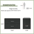DH BASIC Modern Wood Customizable Stackable Storage Organizer - Cube Shelves, Drawer Cabinet, Bookcase with Doors by Denhour