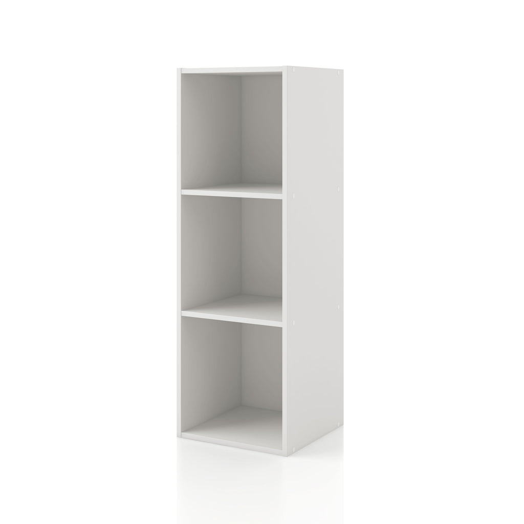 DH BASIC Modern Wood Customizable Stackable Storage Organizer - Cube Shelves, Drawer Cabinet, Bookcase with Doors by Denhour