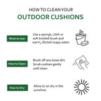 Sunbrella 2-Piece Premium Deep Seat Outdoor Cushion Set