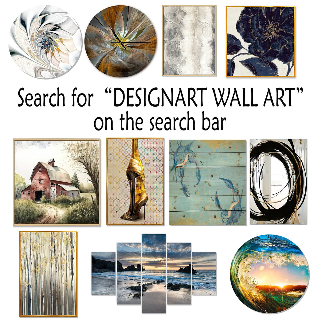 Designart Abstract Shapes And Lines I Abstract Marble Wall Decor