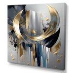 Designart Abstract Shapes And Lines I Abstract Marble Wall Decor