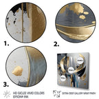 Designart Abstract Shapes And Lines I Abstract Marble Wall Decor