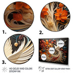 Designart Christianity Pentecost Fire Spiritual Multipanel Wall Art Living Room set