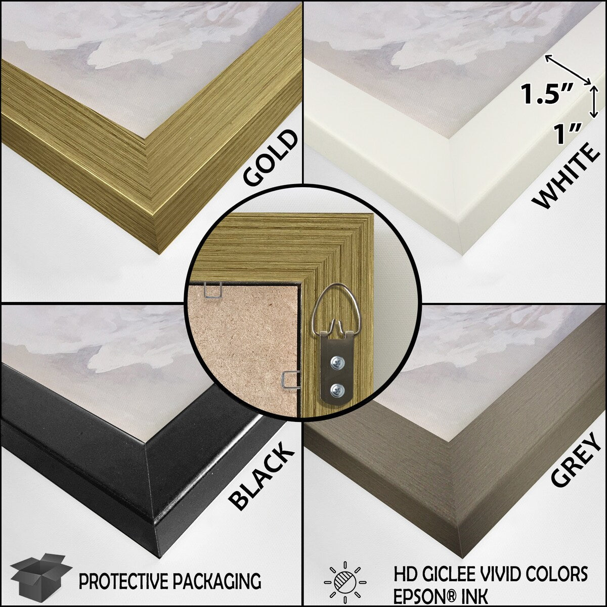 Designart Exploring Abstracted Patterns I Modern Geometric Framed Canvas Prints