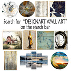 Designart White And Blue Feather Spiral II Abstract Geometric Blue Wall Decor - Modern Entryway Framed Wall Art