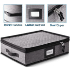 StorageBud Dinnerware Storage Containers - Stackable Holders for Plates, Cups, Flatware, Stemware, & Platter Sets