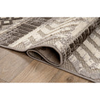 World Rug Gallery Distressed Geometric Indoor/Outdoor Area Rug