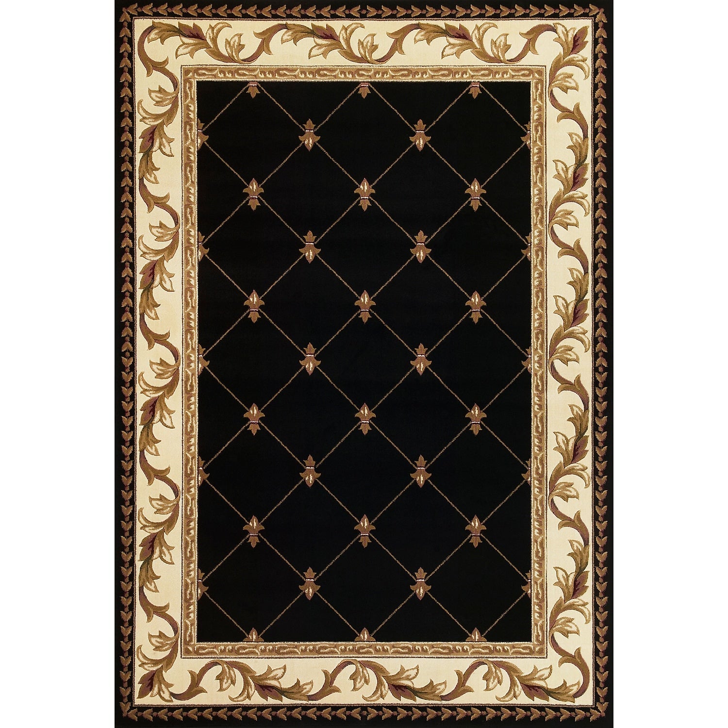 Domani Classics Victorian Bordered Trellis Area Rug