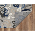 Domani Napa Floral Textured Indoor/ Outdoor Rug