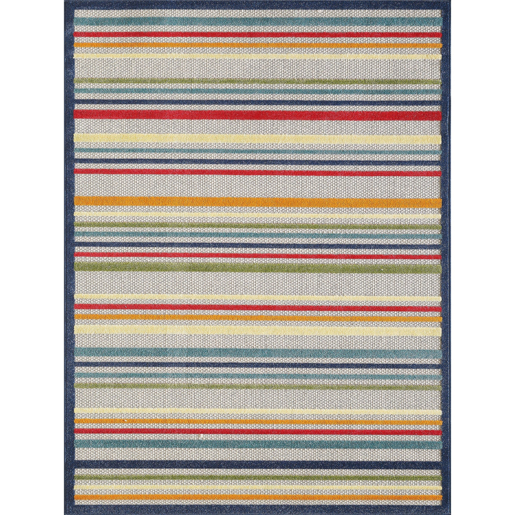 Domani Napa Summer Stripe Indoor/ Outdoor Rug