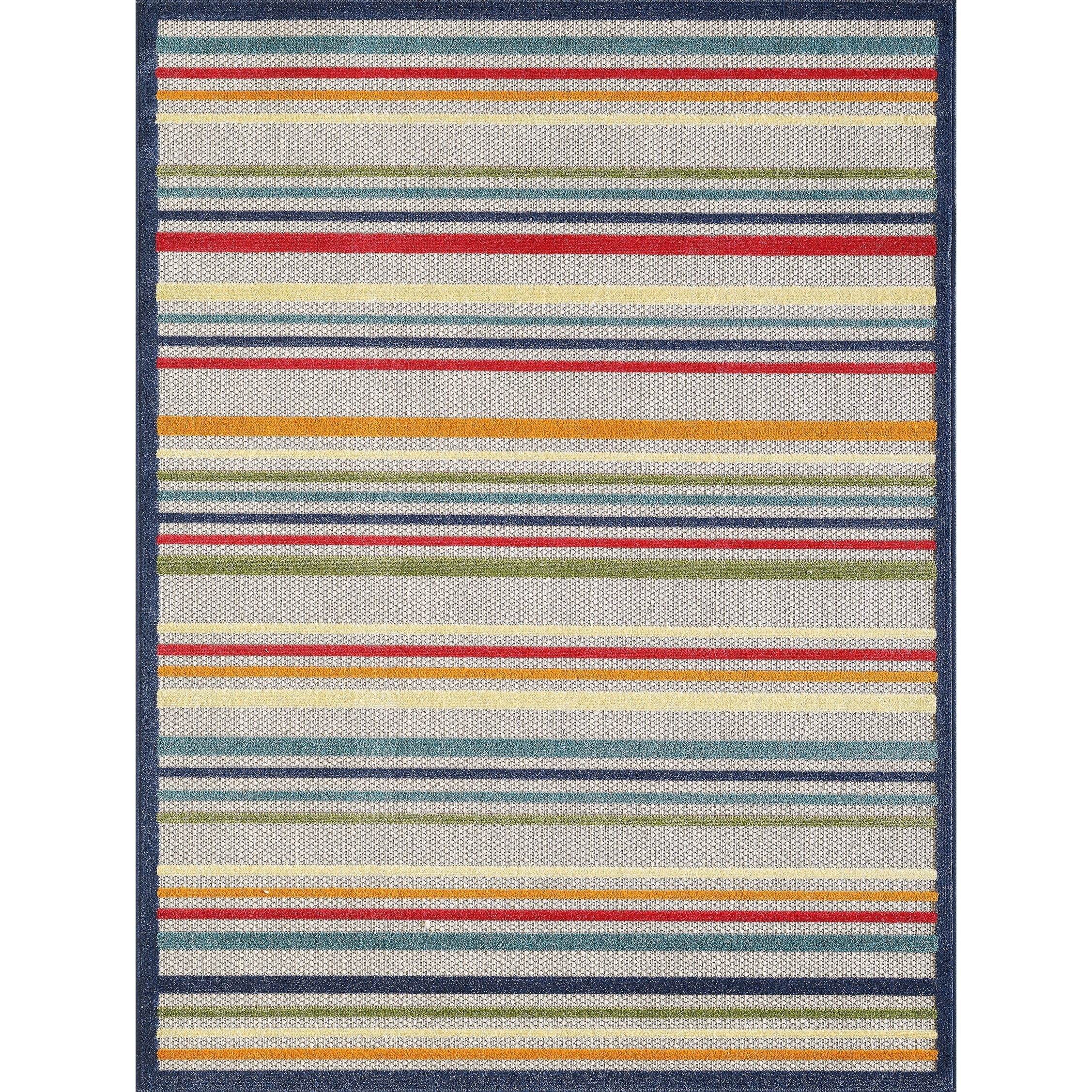 Domani Napa Summer Stripe Indoor/ Outdoor Rug
