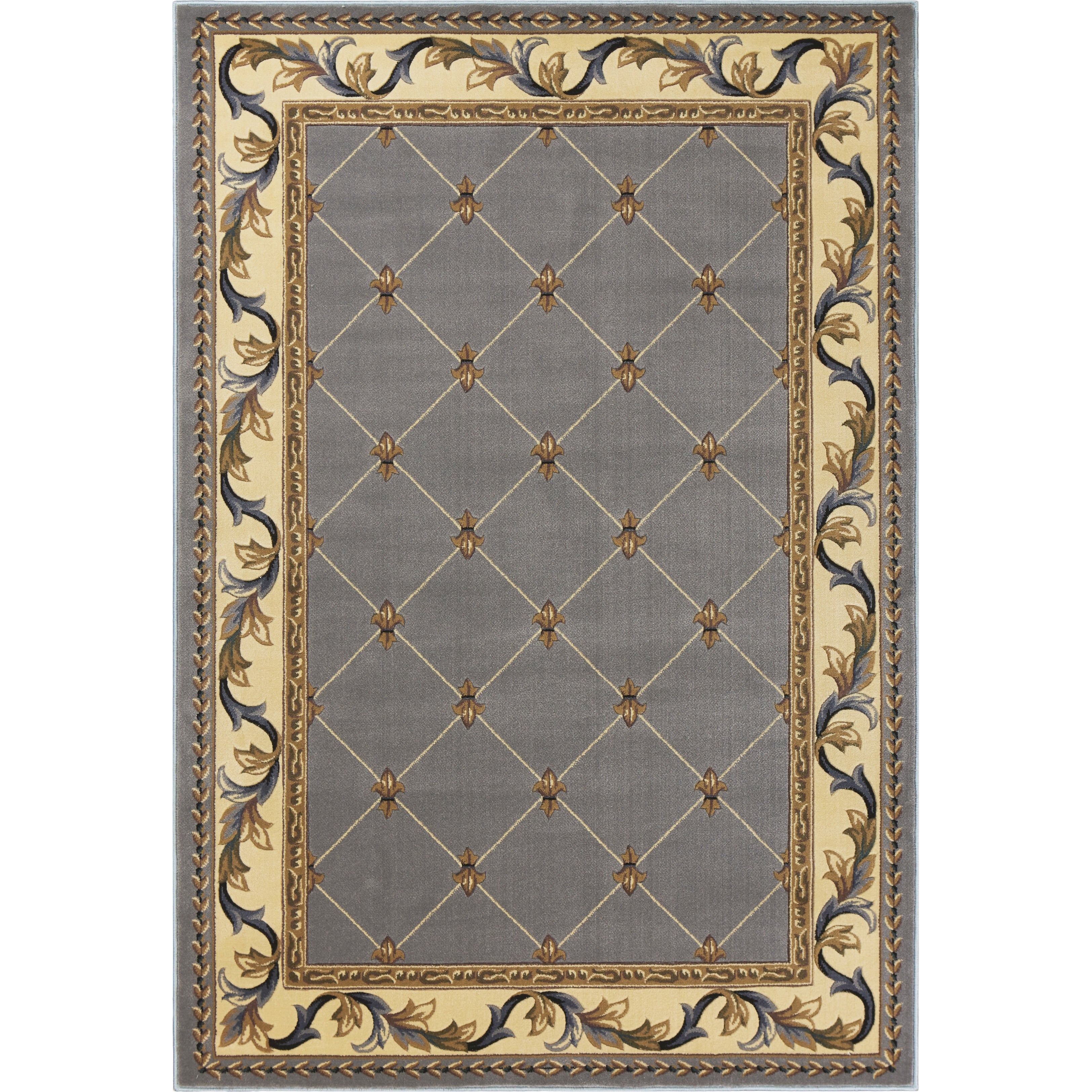 Domani Classics Victorian Bordered Trellis Area Rug