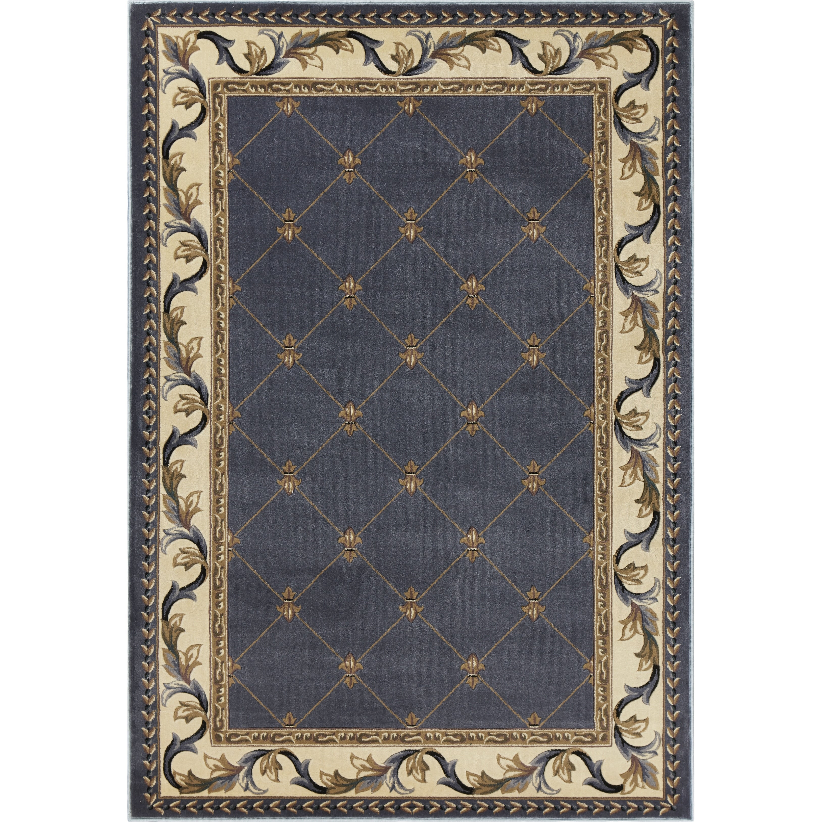 Domani Classics Victorian Bordered Trellis Area Rug