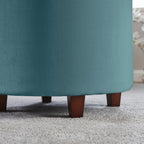 Donovan Tufted Round Storage Ottoman