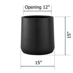 DreamPatio Glendale Round Fiberstone Planter
